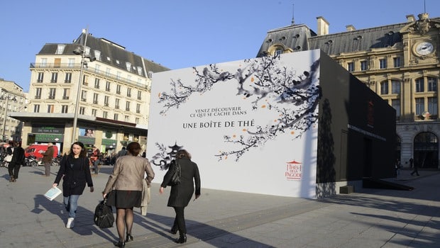 Du 9 au 11 avril, le parvis de la gare Saint-Lazare a été le théâtre d’une expérience unique proposée par les Thés de la Pagode