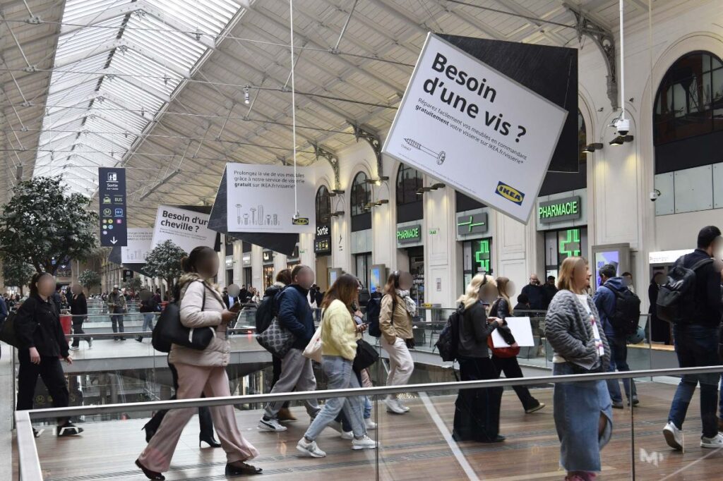 Publicité Ikea Gare Paris 4
